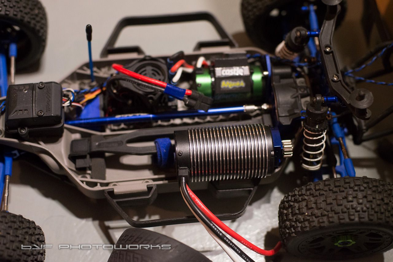 traxxas slash 4x4 castle motor